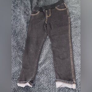 LES Kids Black stretch Jeans Size 5